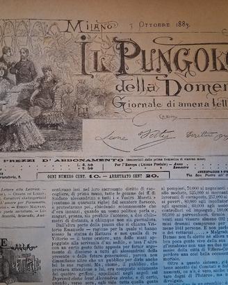 Rivista" Il Pungolo della Domenica " anno 1883