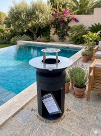 Griglia barbecue a legna