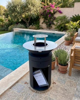 Griglia barbecue a legna