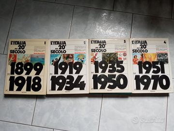 Enciclopedia "l'Italia del XX secolo. 4 volumi.