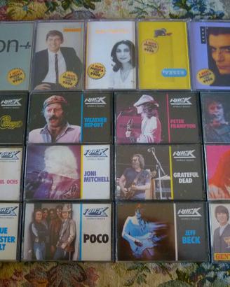 Lotto di 57 Musicassette Originali Rock Pop