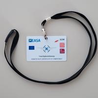 Stampa su BADGE (tessera - card) Patentino drone