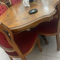 sala da pranzo completa stile barocco