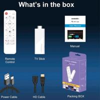 TV Stick H96 Max, Android 14, 2gb RAM