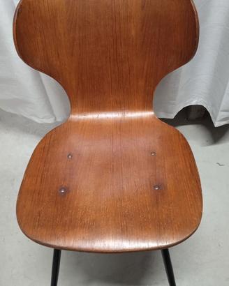 Sedia mod. LULLI design Carlo Ratti Anni 50 ILC