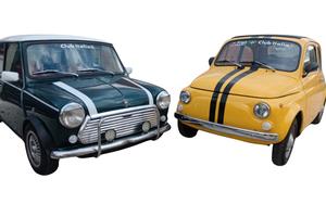 Fiat 500 F e Rover Mini