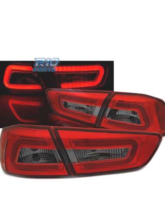 FANALI MITSUBISHI LANCER 8 SEDAN 08-11 BAR LED ROS