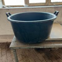 Mastello tino in plastica Ø75 x H35 con maniglie