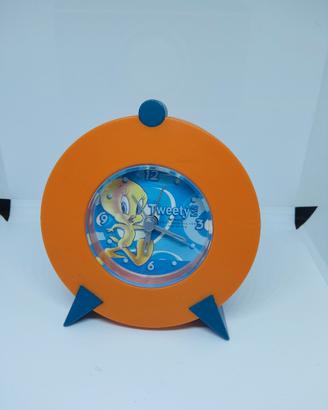 Orologio Sveglia da comodino Loony Tunes Tweety 