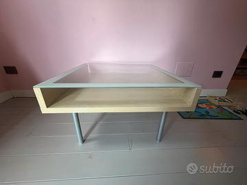 Tavolino Ikea piano in vetro