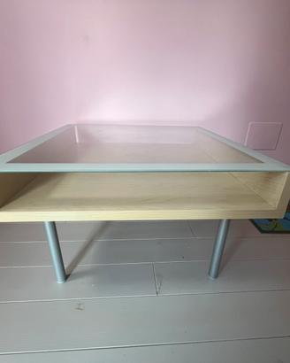 Tavolino Ikea piano in vetro