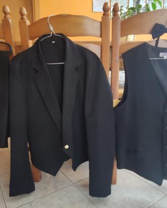 Divisa cameriere 3 pezzi  tg M/44 nera