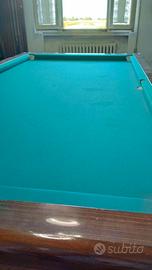 biliardo con accessori