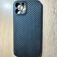 Cover iphone 12 pro in vera fibra di carbonio