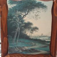 Quadro stile arte povera