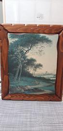 Quadro stile arte povera