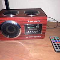 Radio lettore MP3 Majestic con telecomando