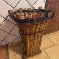 Gerlo in vimini atigianale con una spallina da rip