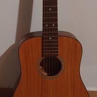 Chitarra acustica travel cort