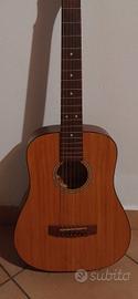 Chitarra acustica travel cort