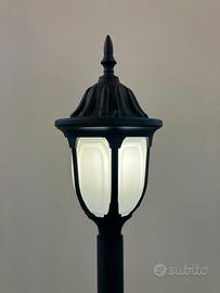 Lampada terra palo alluminio antracite H.108 IP44