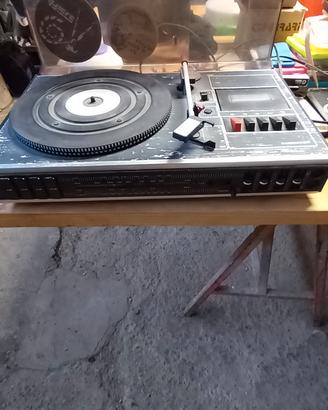 Impianto stereo compatto vintage Europhon anni '70