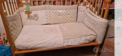 Lettino+materassino+Coperta Gabel