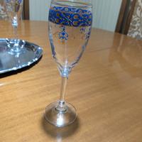 Servizio 12 Calici Flûte in Cristallo Vintage