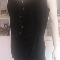 Gilet e gonna camoscio tg S