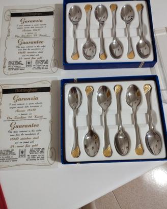 6+6 cucchiaini da caffè/dessert 