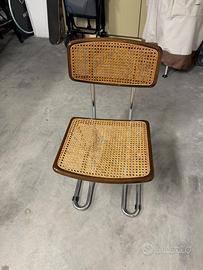 Set 6 sediw anni 60-70 stile Cesca