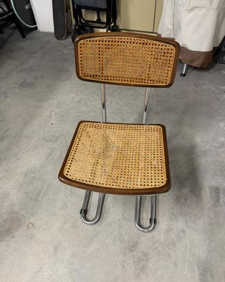 Set 6 sediw anni 60-70 stile Cesca