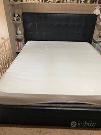 letto a contenitore con materasso eminflex
