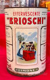 Scatola Latta Vintage Brioschi effervescente