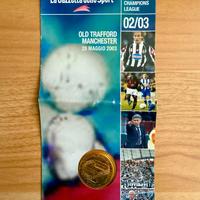 Medaglia finale champions 2003 Juve Milan