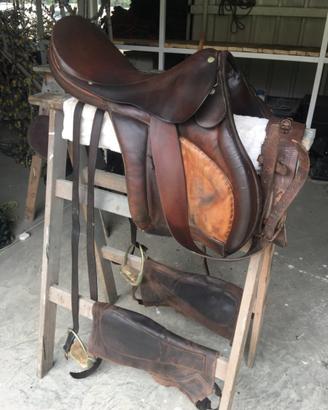 Sella Inglese Pariani + accessori