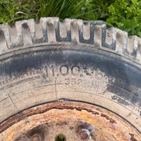 Gomma pneumatico con cerchio rimorchio agricolo 16