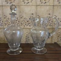 Caraffa e bottiglia vino coordinate