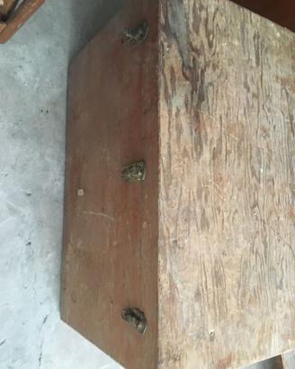 cassa baule in legno