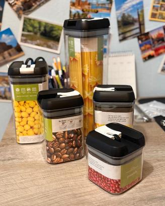 set 5 organizer per pasta- organizer cucina