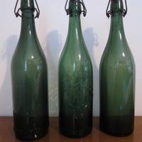 Bottiglie birra e bibite anni 50 (7 pezzi)