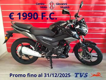 Moto tvs 125 cc nuova prezzo pazzo in promozione