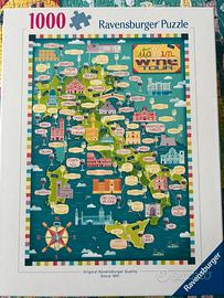 Ravensburger Puzzle 1000 Pezzi - Italian Wine Tour
