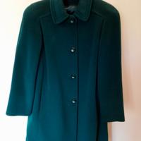 Cappotto verde petrolio taglia 44