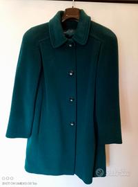 Cappotto verde petrolio taglia 44