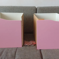 Coppia Ante IKEA Scaffale KALLAX rosa