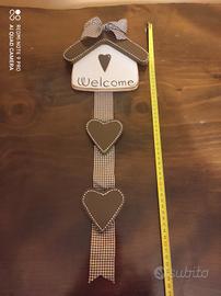 Elemento Decorativo Casa con Cuori