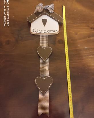 Elemento Decorativo Casa con Cuori