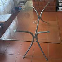 tavolo in vetro rettangolare misure 180x90