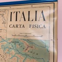 Cartina Italia fisica